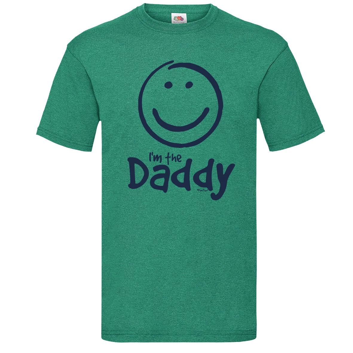 I m The Daddy t-shirt Smile Face Dad Fathers Day Gift Birthday Gift L