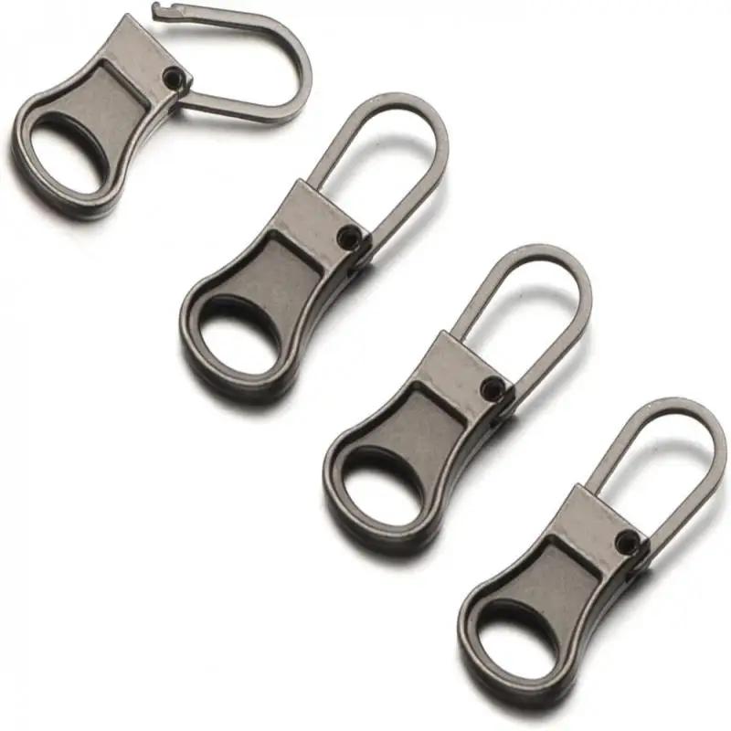 4-20PCS Metal Zip Puller Replacement Tab Zipper Sliders Head Zipper Head Detachable Backpacks Purses Repair Sewing Accessories