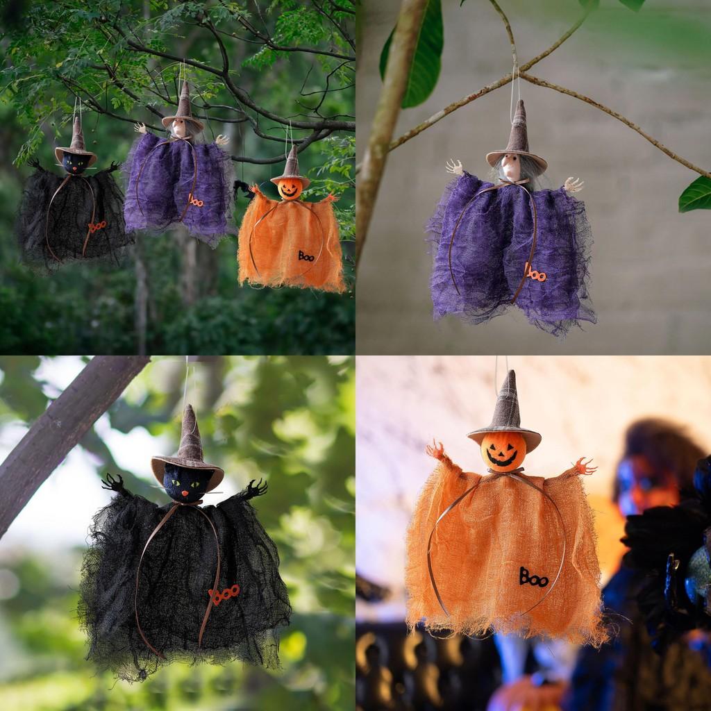 Witch Halloween Ornaments Soft Fabric Party Decorations Gift Festival Supplies