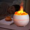 Salt Stone Flame Cracked Design Humidifier Scent Diffuser Air Purifier4 in 1 Multifunctional for Home Office