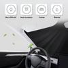 Car Front Windshield Sunshade Heat Insulation Sun Visor Summer Cooling Auto Accessories For Mercedes-Benz EQA 2022~2025 Foldable