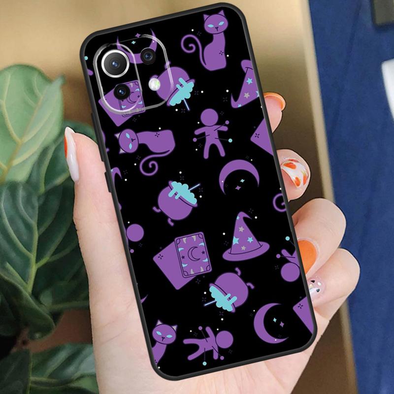 Witches Cat Moon Case For Xiaomi 17 Pro Max 14 15 Ultra 13T 14T 15T Pro POCO F8 F7 F5 F6 X5 X6 X7 Pro Coque
