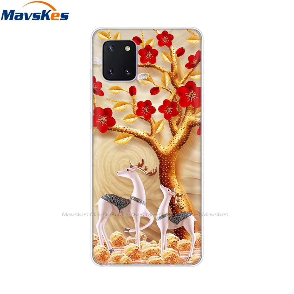TPU Case for Samsung Galaxy Note 10 Lite Cases Silicon Cute Cat Phone Coque for Samsung Note10 Lite Plus SM-N770F/DS Cover Mask