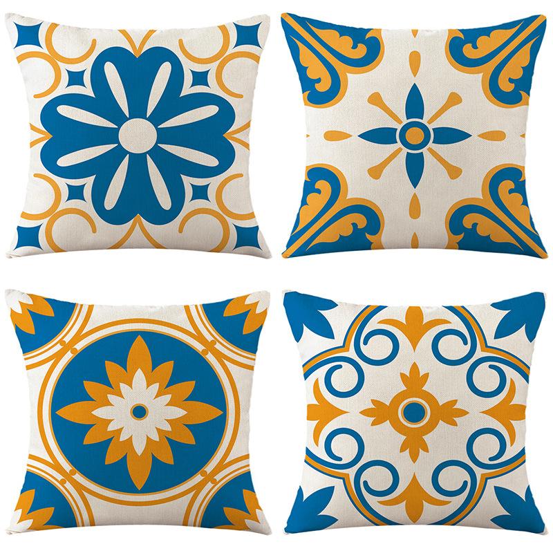 Home Pillow Bohemian Pillow Case Printed Square Pillow Sofa Pillow Pillow Case