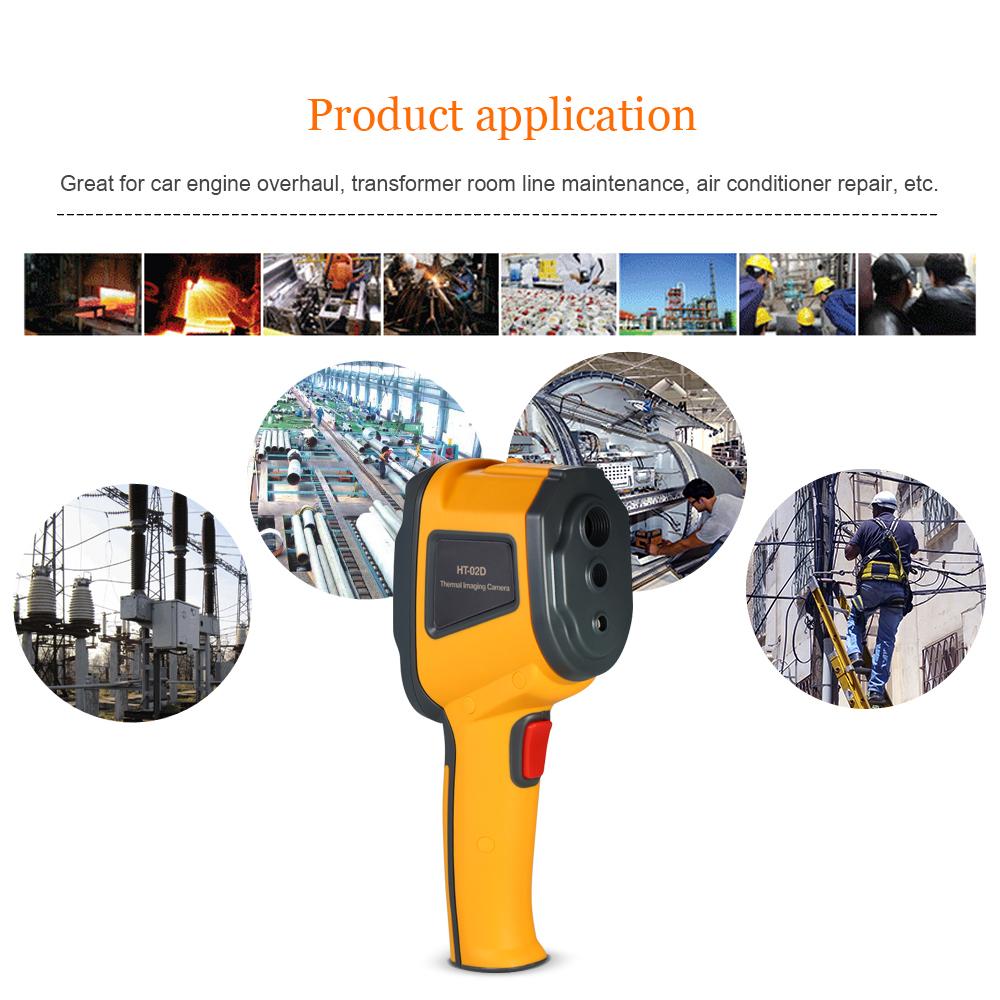 Handheld Infrared Thermal Imager Thermometer -20 Degrees C To 300 Degrees C & IR Resolution 1024 Pixels 2.4-inch