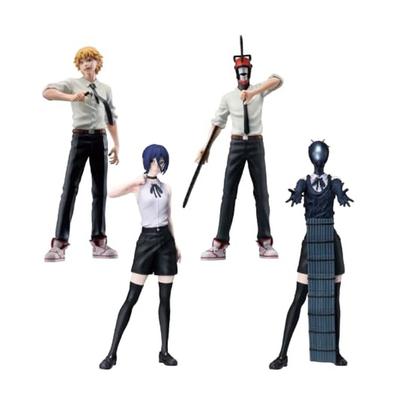 No Brand Reze Arc Chainsaw Man Figuno Denji Reze Bomb Set of 4 Figures