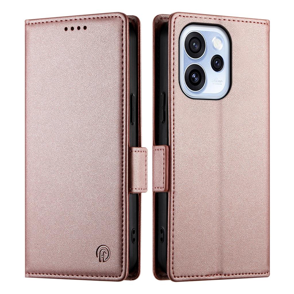 For Oppo Reno15 F 5G Stand Case PU Leather Wallet Phone Cover