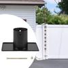 Rain Chain Gutter Adapter Black Transport Rainwater Accessories for Rain Chain Installation Replaces 5.12inchx3.15inchx2.36inch