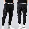 Erkek Hip Hop Jogger Pantolon Moda Eşofman Tulum Günlük Erkek Kargo Pantolon Çok Cepli İpli Dış Giyim Erkek Eşofman