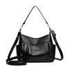 Soft Leather Bag Women's New Women's Bag Fashionable Large-capacity Shoulder Bag Casual Messenger Bag