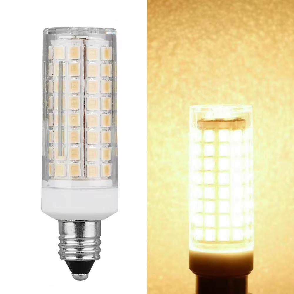 

BA15D E17 Dimmable LED Lights 102 LEDs Corn Bulbs 9W Replace 80W Halogen Lamps Candelabra Base 220V 110V For Home Living Room Yes&BA15D&110V теплим білим кольором