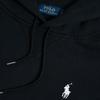 Polo Ralph Lauren FW23 Mikina s kapucí z fleecu s dlouhým rukávem s výšivkou loga Pony Dámská mikina Černá 211817657-005