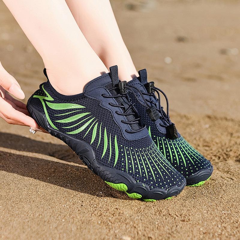 Classic Fashion Green Mens Five Fingers Shoes Big Size 48 Anti-slip Swiming Sneakers Unisex Soft Water Shoes Men Barefoot Hombre