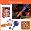Flashlight Halloween Projector Slide Projection Light Torch Kids Gift Funny