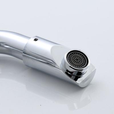 360° Rotation Bathroom Sink Faucet Brass Hot and Cold Lavatory Water Taps Silver Kitchen Faucet With Filter Mouthwash Function