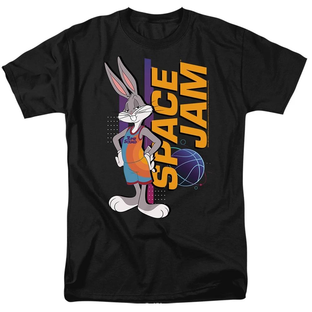 Space Jam - Bugs Standing - Unisex Short Sleeve Children s T-shirt - Black 130