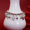 Zodiac Red Rope Bracelet, Bell Weaving Rabbit, Men's and Women's Versatile Temperament, Hand Rope, New Year's Anklet with Jewelry