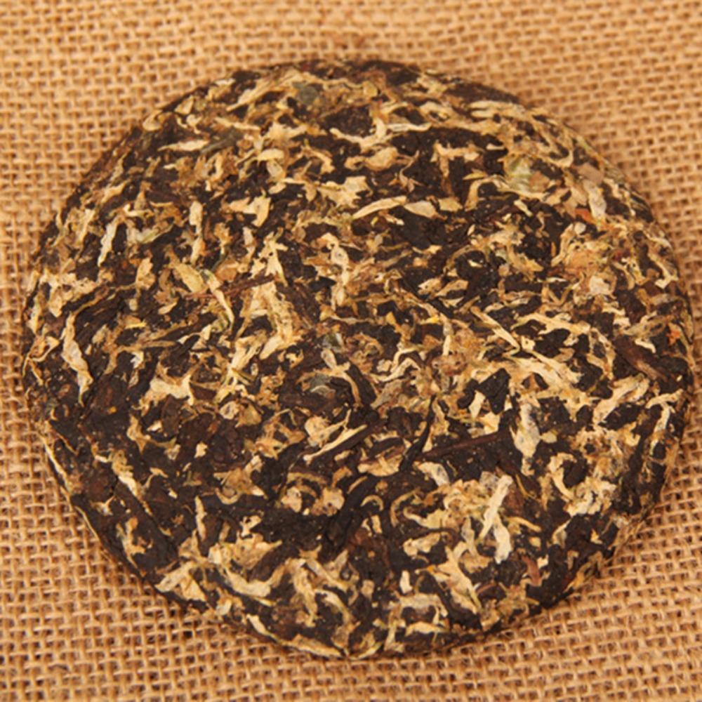 100g Yunnan Pu'er Tea Cooked Chrysanthemum Flavor Black Puer Loose Tea
