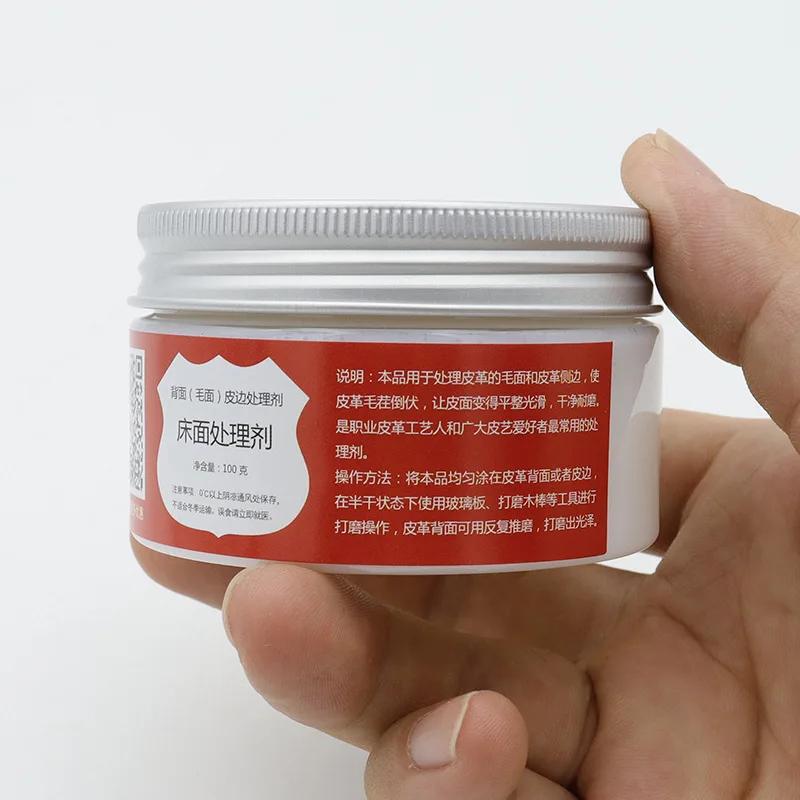 

100 г Новая отделка кожи Tokonole Rougher Burnisher Gum Handcraft CMC Clear Smooth Treatment Agent Edge Coat Paint