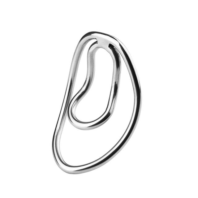 Foreskin Cover/Correction Sex Toys Pseudo-Girl Conversion Clip Metal Hollow Chastity Cage Bondage Male Exercise Penis Clips