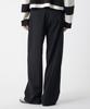 Unknown Planet Single-Pleat Semi-Wide Slacks Black