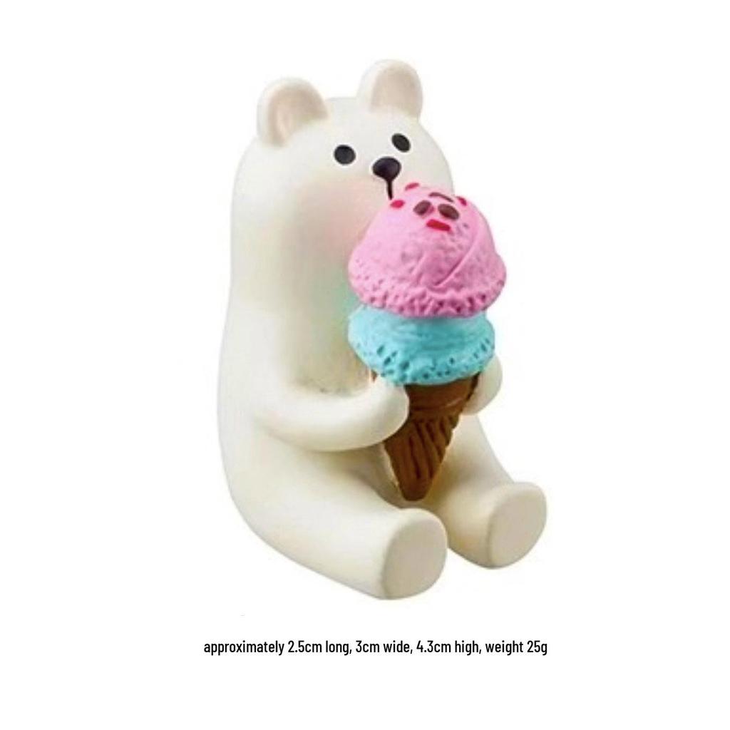 Japanese Cat Zakka Car Ornament - Cute Photo Decorative Mini Resin Craft