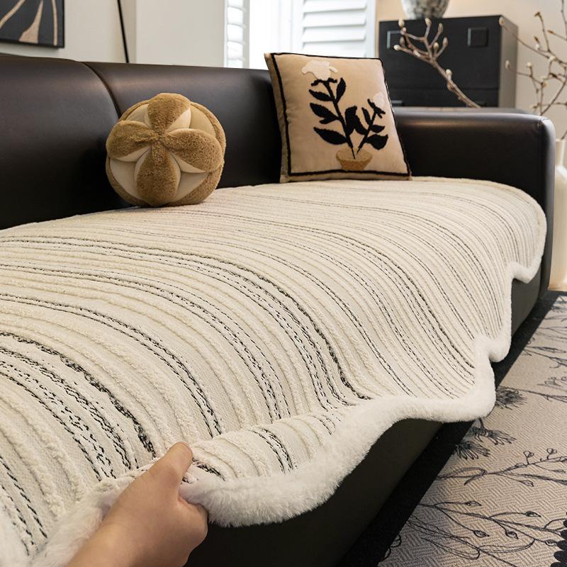 Premium Sofa Cushion Autumn And Winter New Straight One-Piece Non-Slip Special-Shaped Seat Cushion Four-Season Universal Cover
