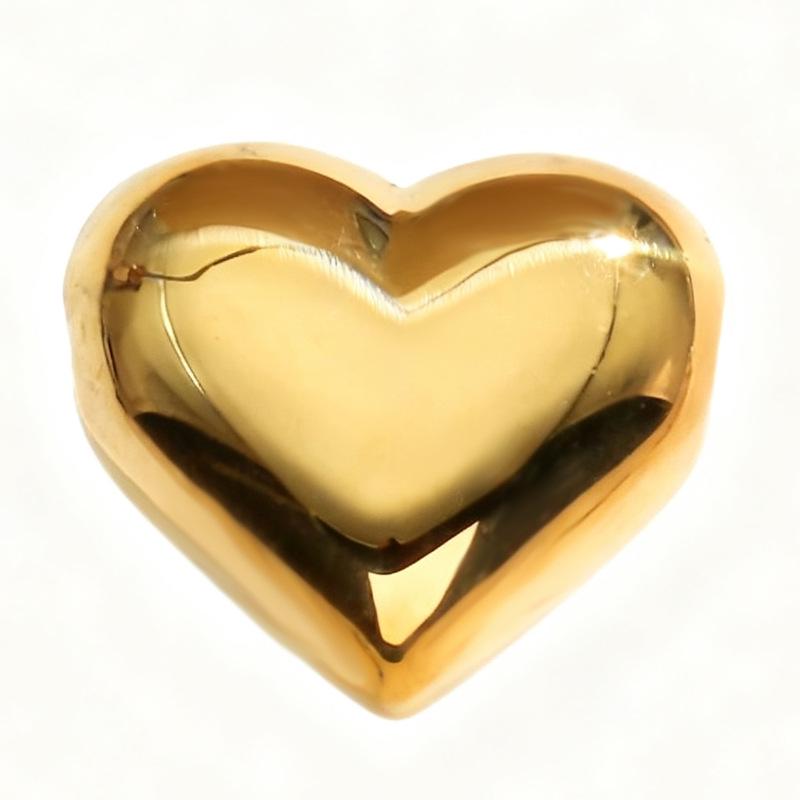 European and American Heart-Shaped Stainless Steel Minimalist DIY Jewelry Accessories