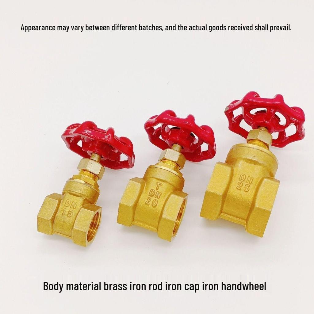 Brass Gate Valve: 4-50mm Options for DN15-40 Tap and Main Water Lines