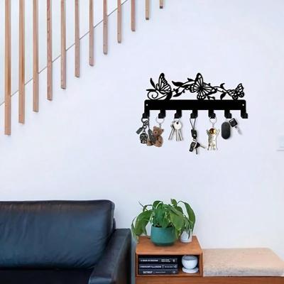 Metall Schmetterling Schlüsselhaken Platzsparend Langlebig Büro Küchendekor Hongcheng Design