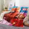 1Pc Cartoon Red Panda Print Flannel Blanket, High quality Comfortable for All Seasons, Home Decor, Warmth and Comfort, Perfect for Gifts