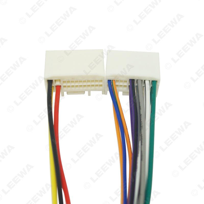 Compatible Kia K2/K3/K5/Sportage Power Speaker Wire and CD Player Tail Plug Adapter