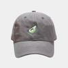 Spring new embroidered soft-top avocado cap men's and women's outdoor leisure sunscreen baseball cap