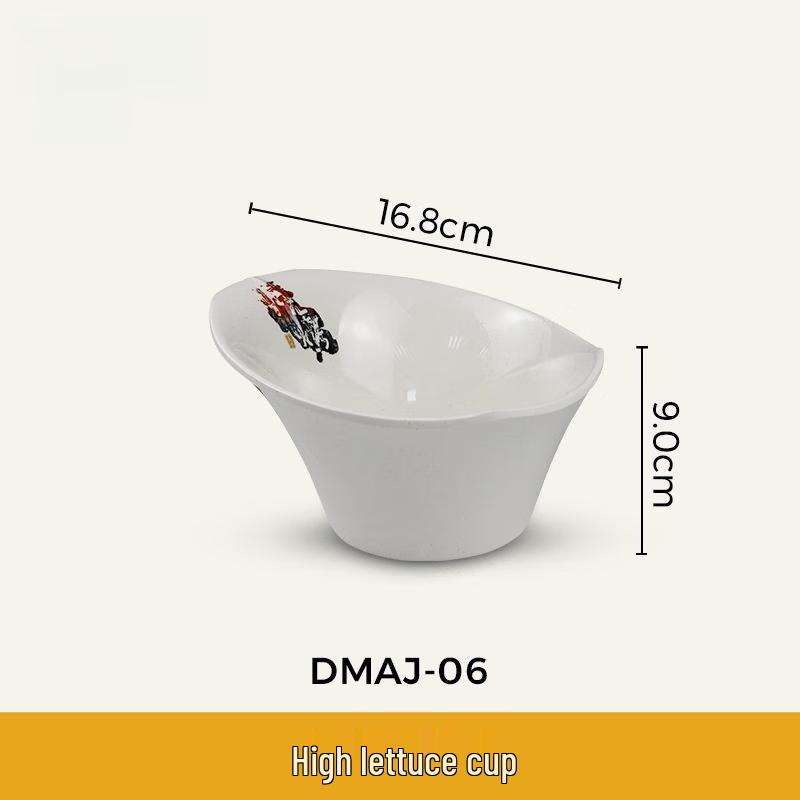 

Melamine Round Inclined Side Dish Bowl