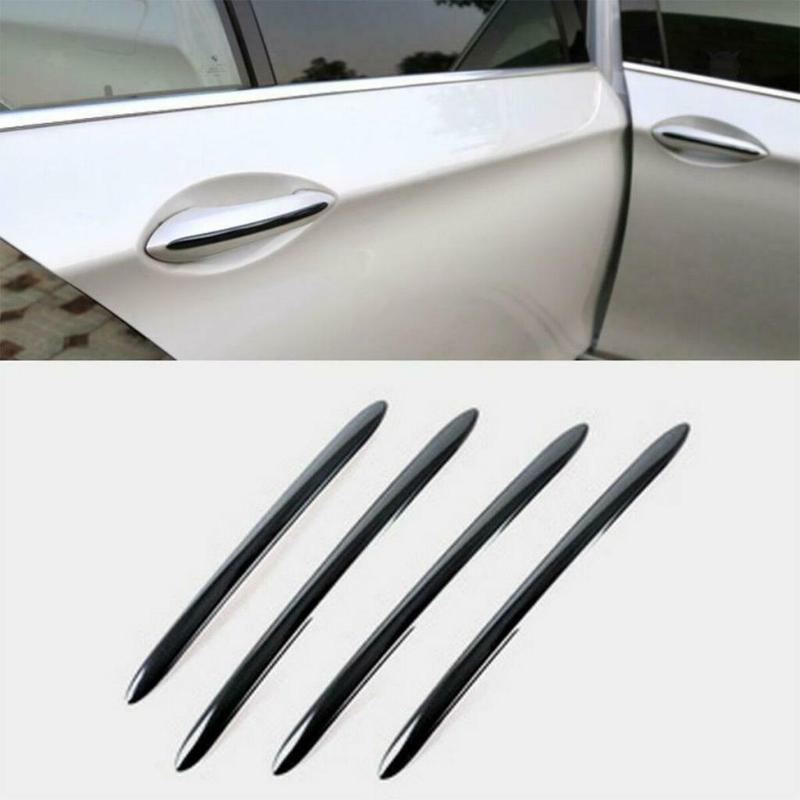 4Pcs/set Black Stainles Steel Stripe Trim Car Door Handle Trim For BMW 5 Series F10 F18 F11 2011-2021 Car Exterior Accessories