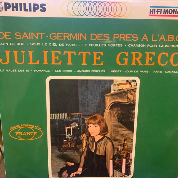 LP Record JULIETTE GRECO Juliette Greco FL5056 PHILIPS Japan Pop Used