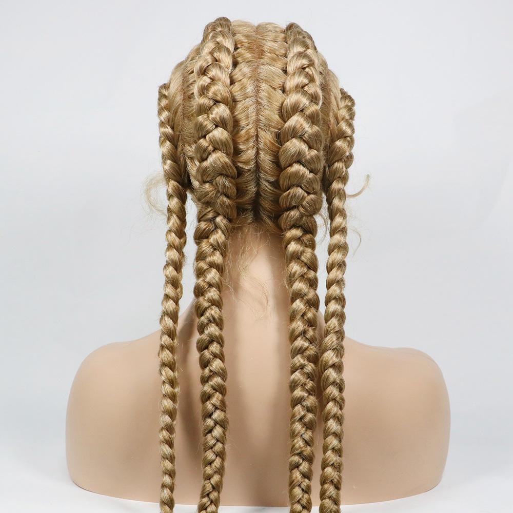 Lace Wig Hair Wig Female Long Hair Chemical Fiber Headgear Braid Wig Braid S