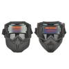 Head-mounted Welder Mask Detachable Welding Face Shield Auto Darkening Welding Helmet  Face Safety