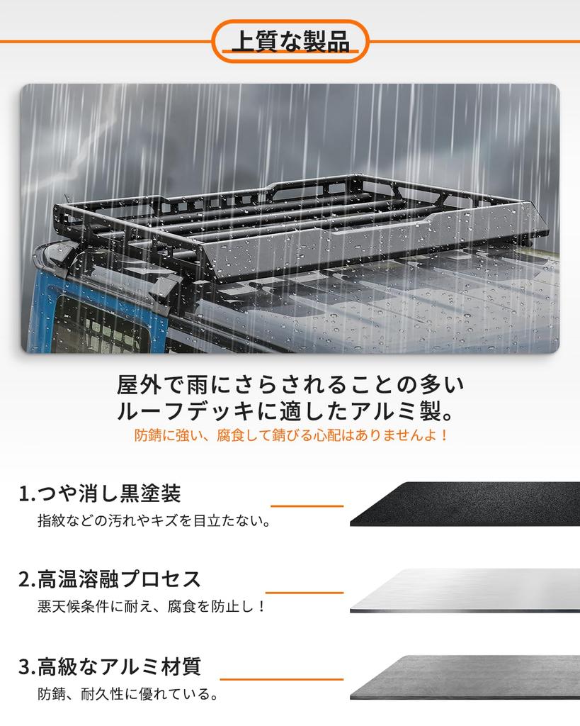 ROADER Jimny Sierra JB74 Roof Rack JB64 Half Type Roof Carrier Rack Carrier Nomad Jimny D5 5 Door Aluminum Lightweight Luggage Hunting Fishing Gear