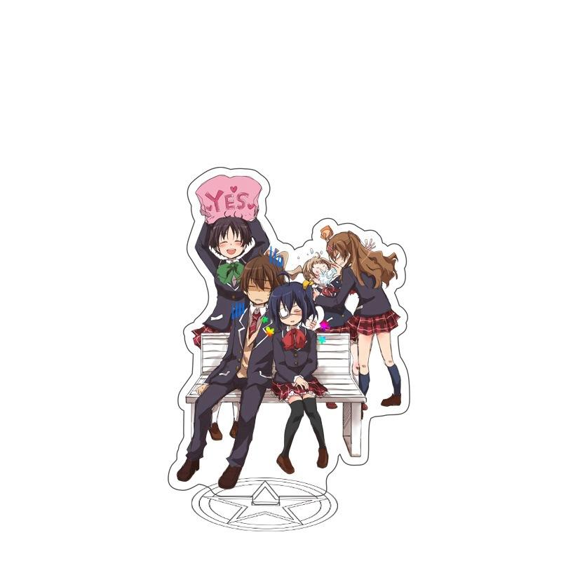 15cm Anime Take On Me Takanashi Rikka Acrylic Stand Action Figure Toy Figures Desktop Home Decoration