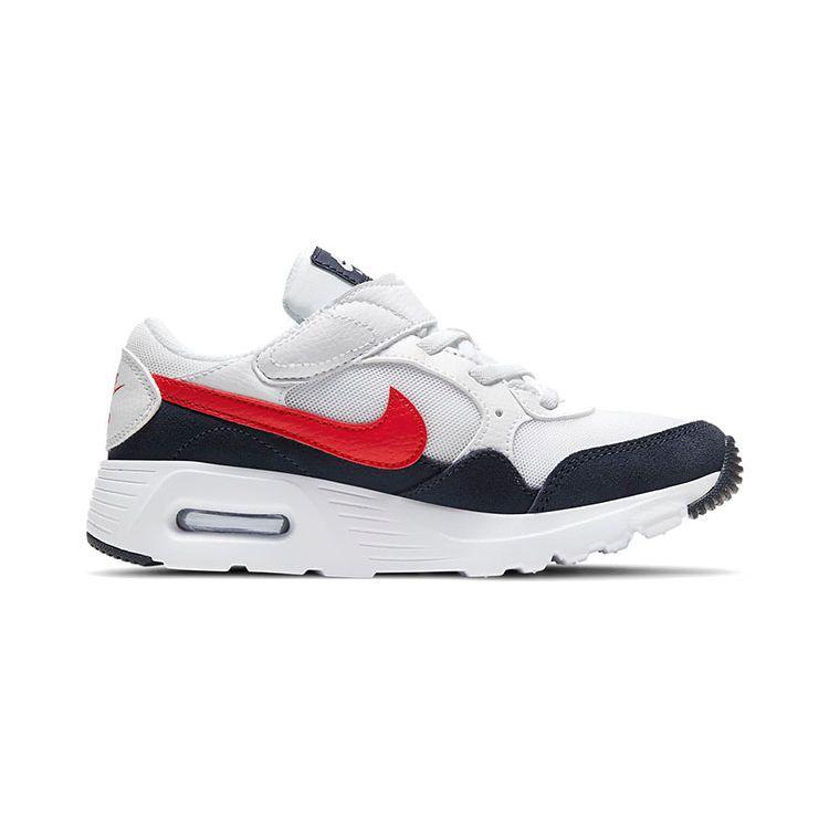 Nike Air Max SC PS Obsidian University Red Kids Sneakers White CZ5356-103