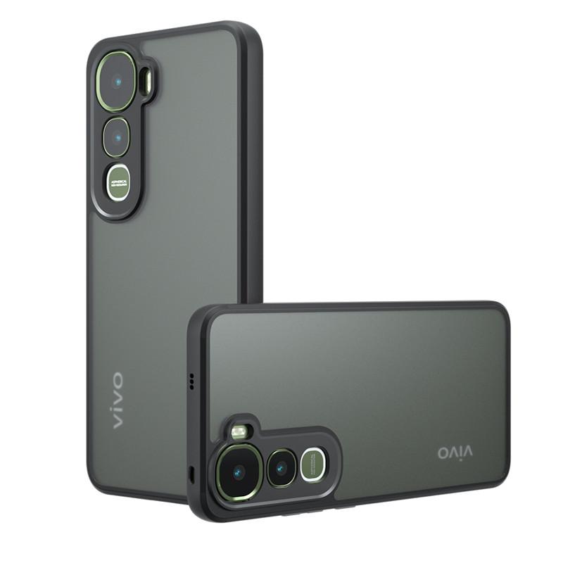 Für ViVo Y400 Hülle ViVo Y400 Hülle Weicher TPU-Rahmen PC Matt Langlebiger Bumper Schild Schutzhülle Handyhüllen Für ViVo Y400 Funda