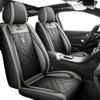 Luxusní potah autosedačky Kožený interiér Automobily Potahy sedadel Podložky Univerzální potah sedadla Chránič Podložka Auto příslušenství 1 Přední sedadlo