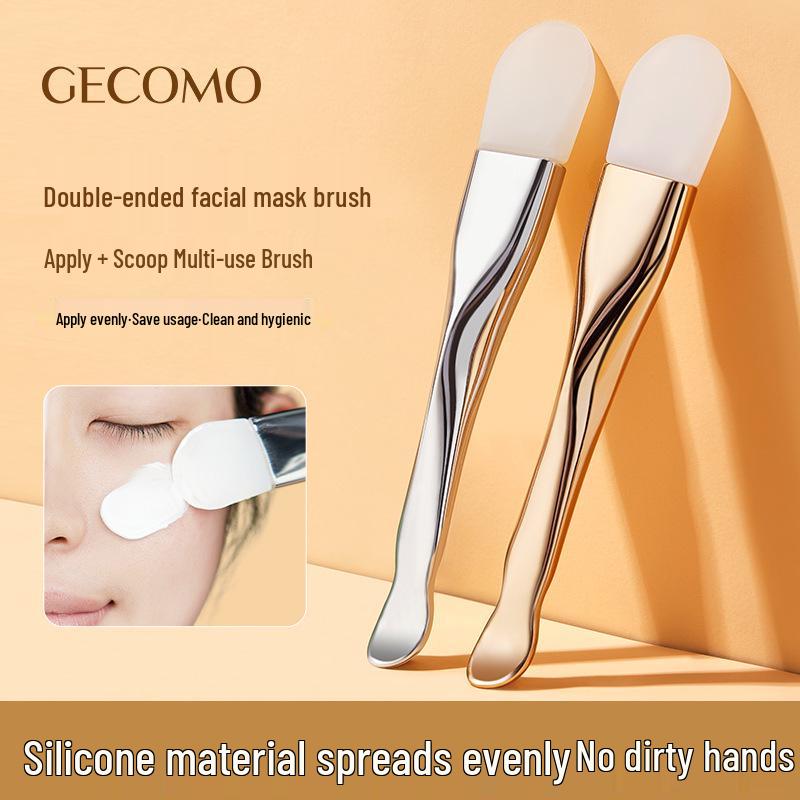 GECOMO Silicone Mask Brush - Double-Ended Applicator for Face Mud Masks