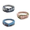 Fashion Women Chiffon Elastic Twist Cross Knotted Headband Hair Band Yoga Turban