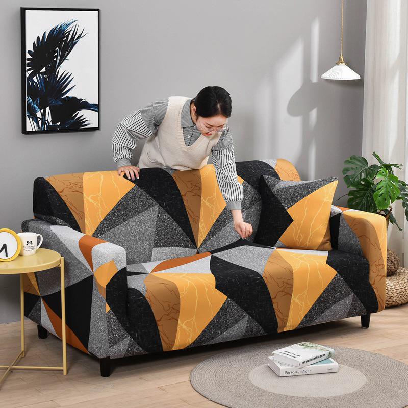Multisize Stretch Sofa Slipcover: Fits Single To Four Seater