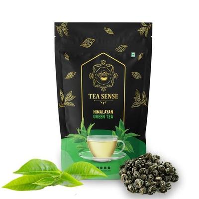 TEA SENSE Himalaya Grüntee | Süßer Nachgeschmack | Lose Blätter | 100 g | 2-3 Minuten ziehen lassen | 50+ Tassen