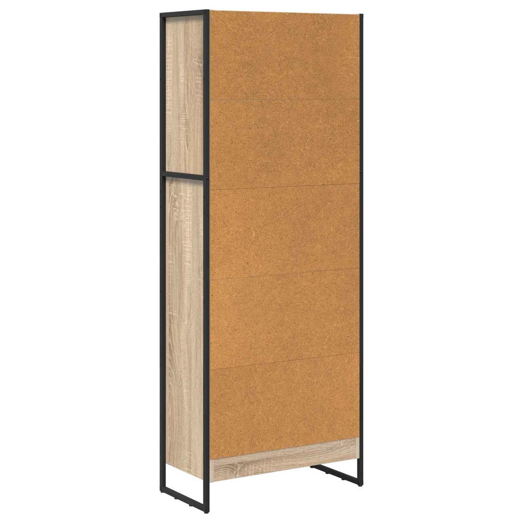 Bookshelf Sonoma 60 x 30 x 155 cm Particleboard