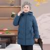 Gepolsterte Baumwollkleidung Damen neue lange abnehmbare Mütze diesen Winter Große Größe lockere Baumwoll-Steppjacke Oberteil