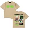 Ferxxo Reggaeton Pop Music Album 2025 Tshirt Unisex Women High Quality Summer T Shirt Teenagers Cotton Oversized Crewneck Tee Shirt